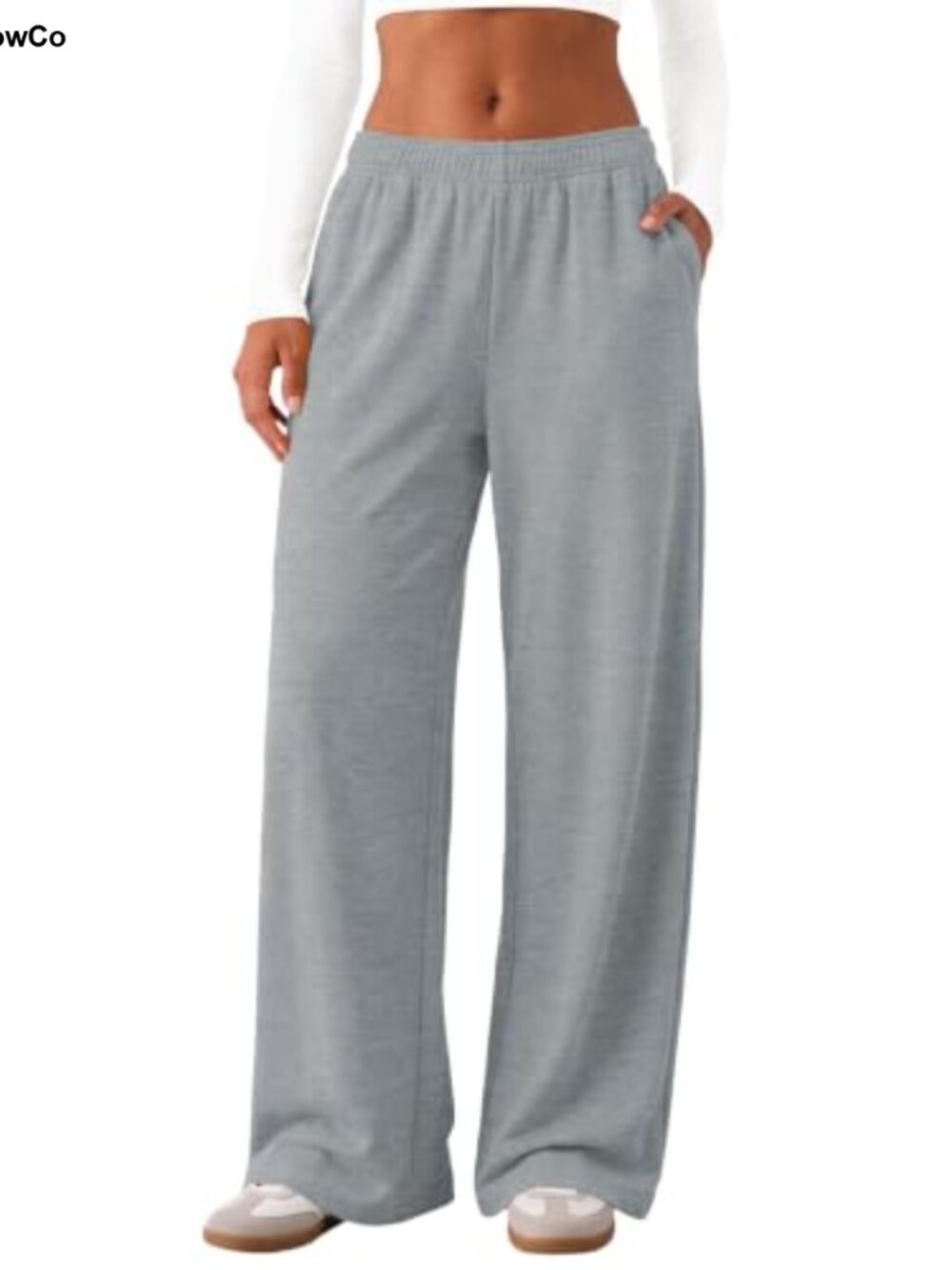 LOMON Women Wide Leg Sweatpants Baggy Lounge Drawstring Pants